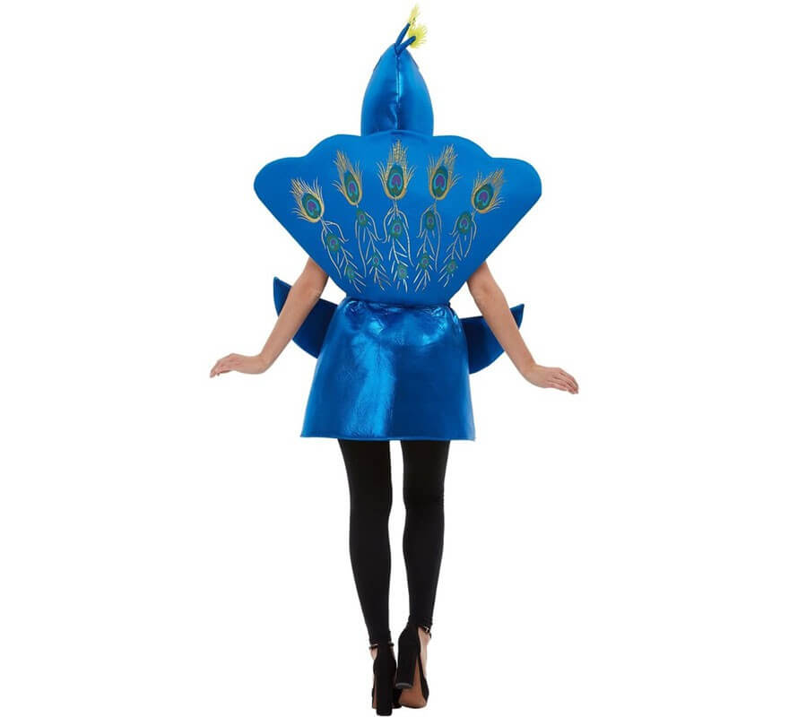 Blaues Pfau Kostüm für Damen-B