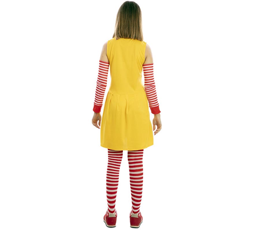 Women's Killer Burger Clown Costume-B
