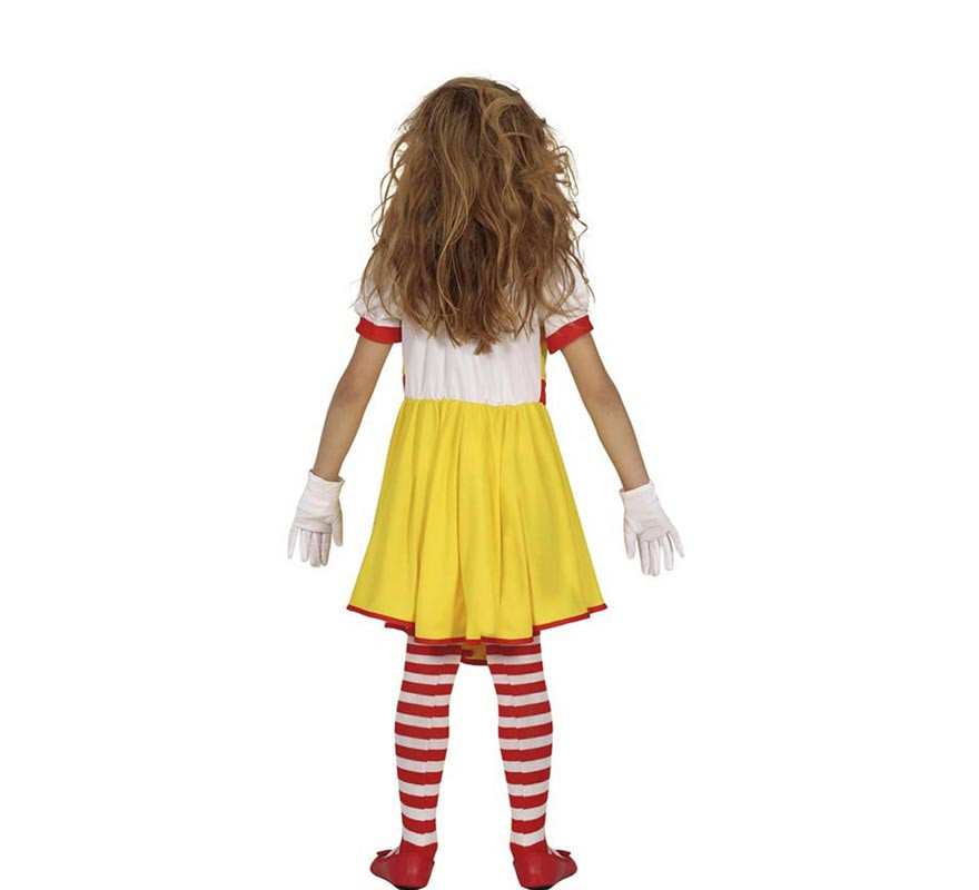 Déguisement de clown tueur de hamburgers pour filles-B