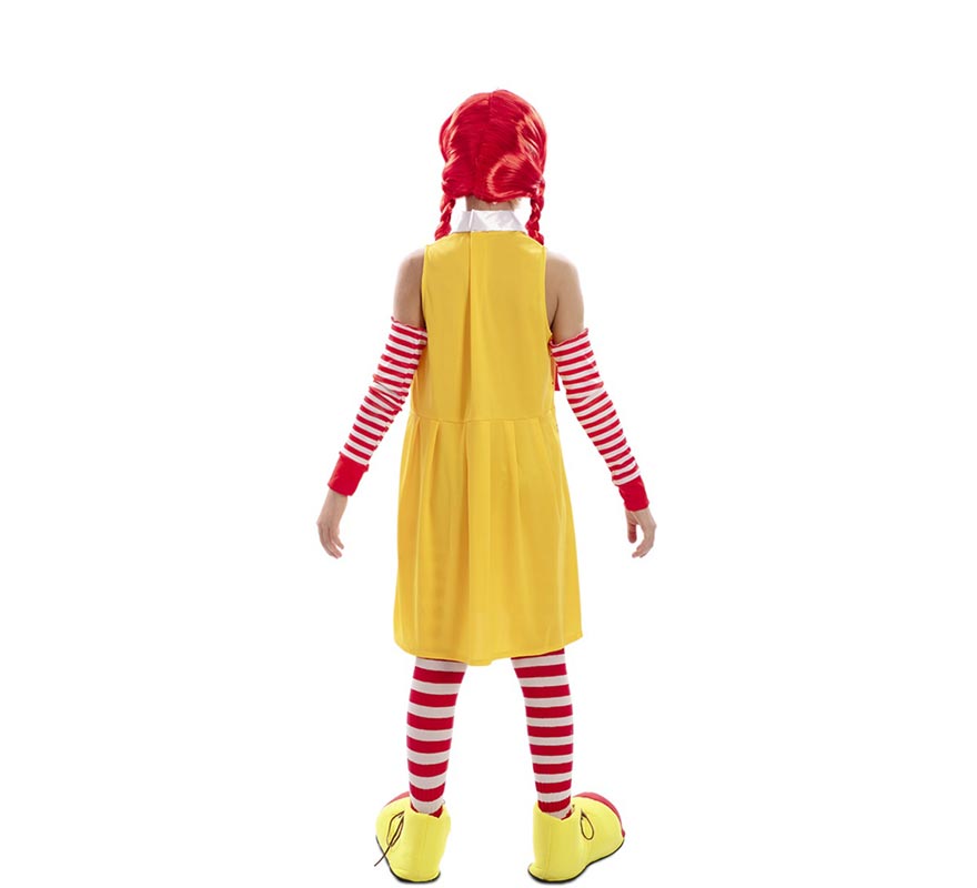 Killer Burger Clown Costume for Girls-B