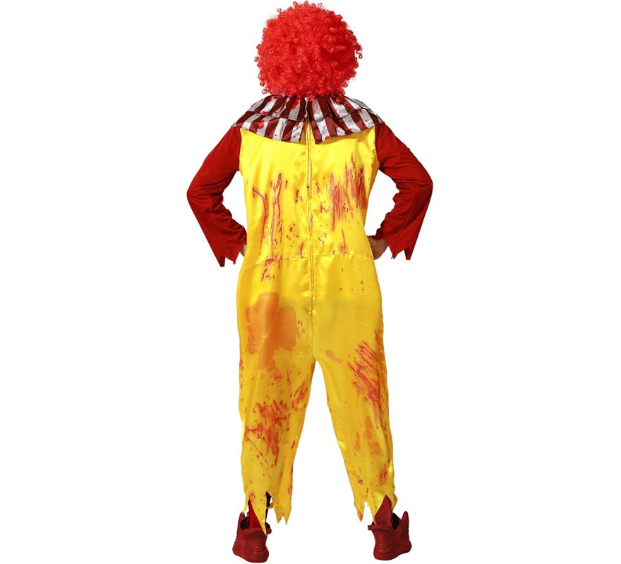 Blutiger Hamburger Clown Kostüm für Herren-B