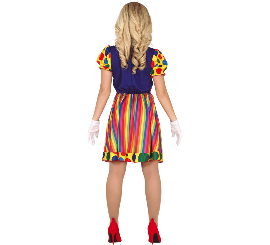 Lustiges Clown Kostüm für Damen-B
