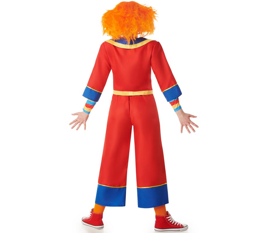 Fato de palhaço multicolorida para mulheres-B