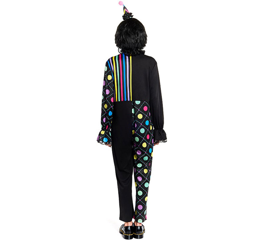 Colorful Gloomy Clown Costume for Women-B