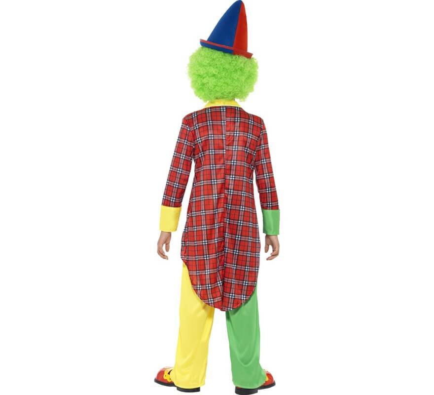 Kariertes Clown Kostüm für ein Kind-B