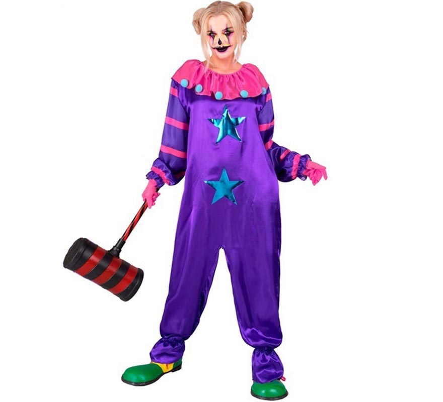 Adult Outer Space Killer Clown Costume-B