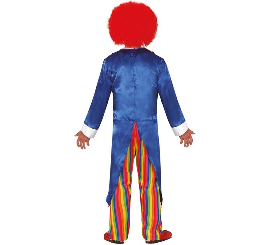 Chaque Blau Clown-Kostüm für Männer-B