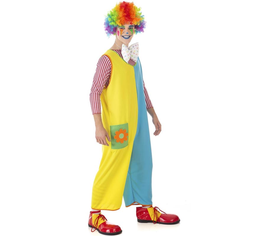 Fato de palhaço de circo para homem-B