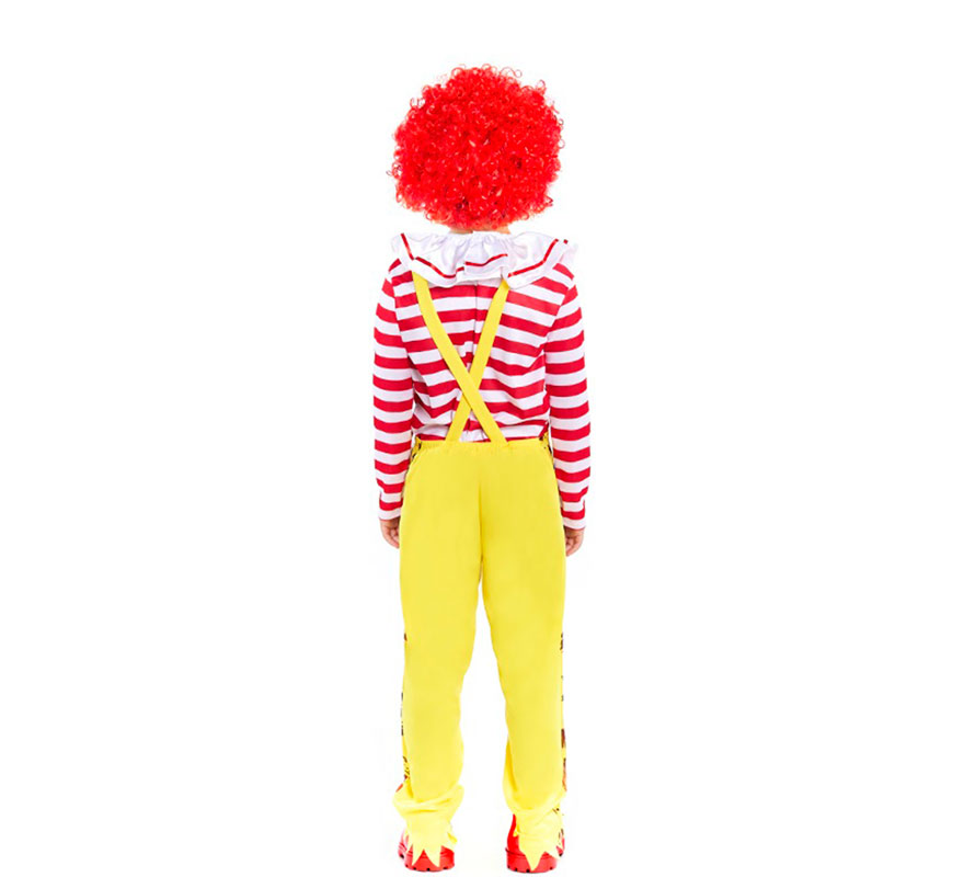 Sadistic Hamburger Clown Costume for Boys-B