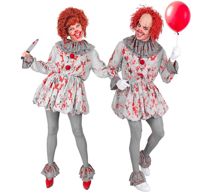 Disfraz de Payaso de Terror Vintage para adulto-B