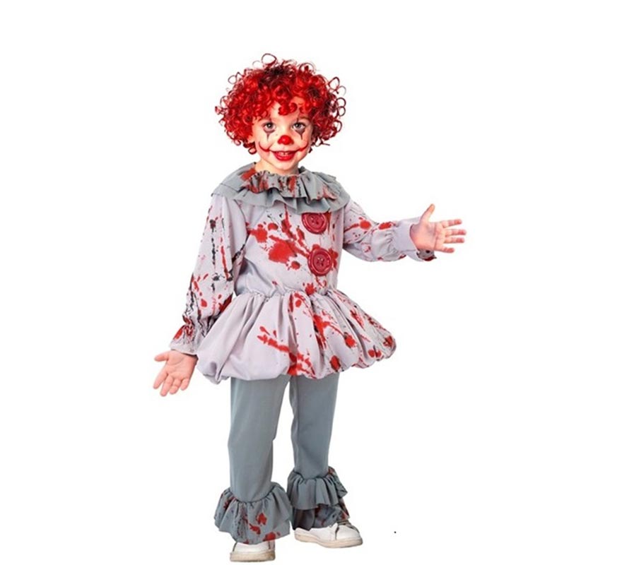 Disfraz de Payaso de Terror Vintage para bebé-B