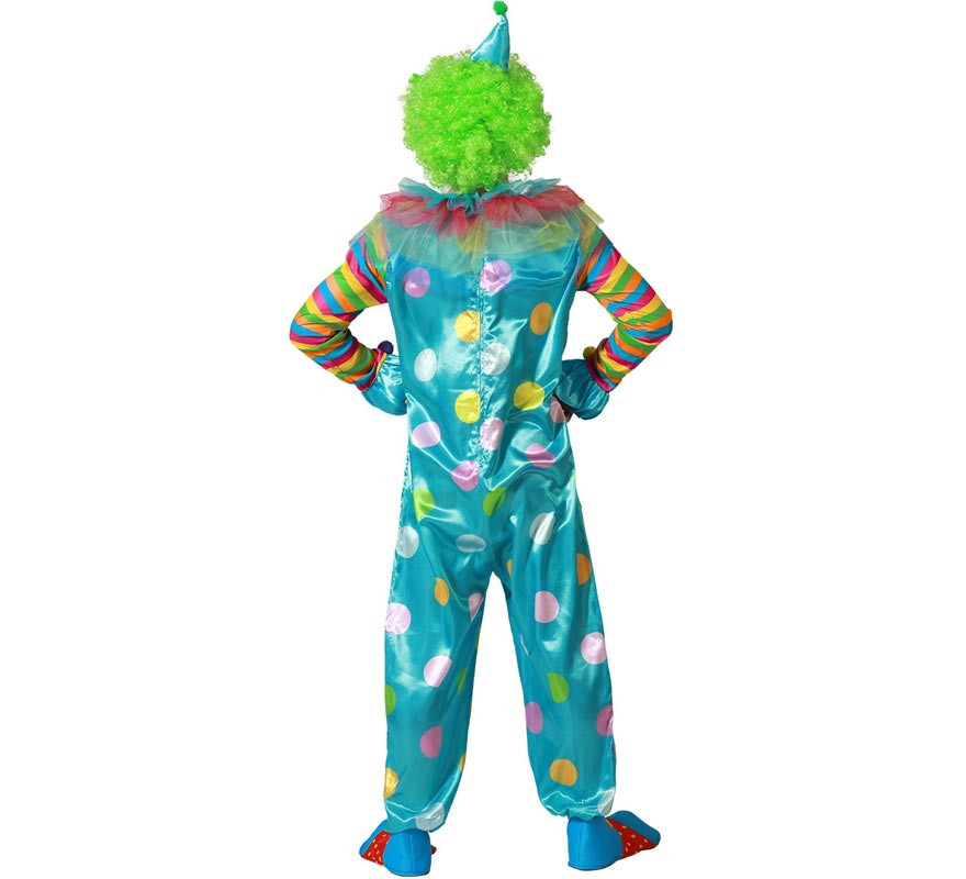 Costume da clown multicolore per uomo-B