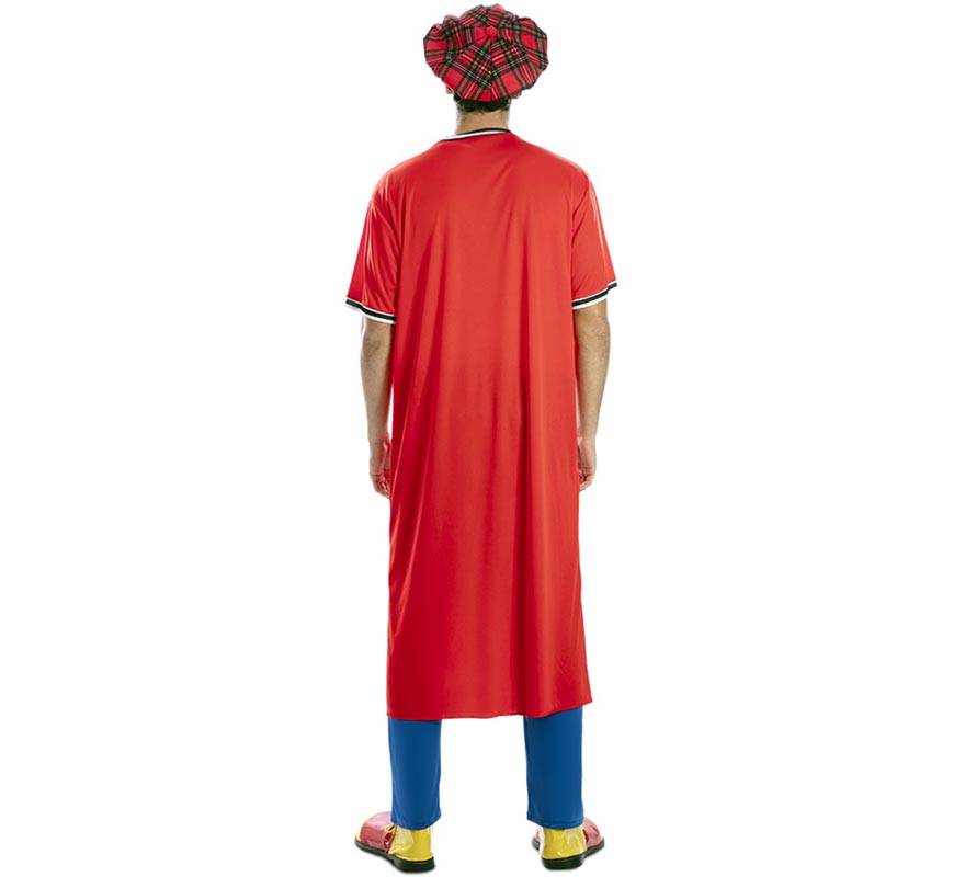 Fato de palhaço de TV masculina-B