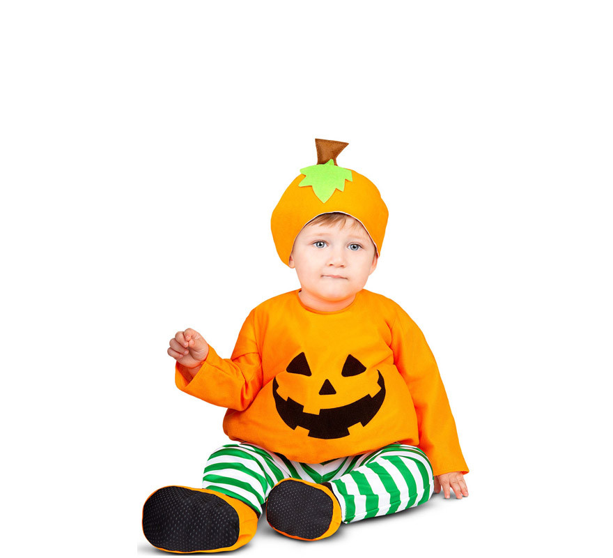 Costume da Zucca piccola con cappello per bebè e bambino-B