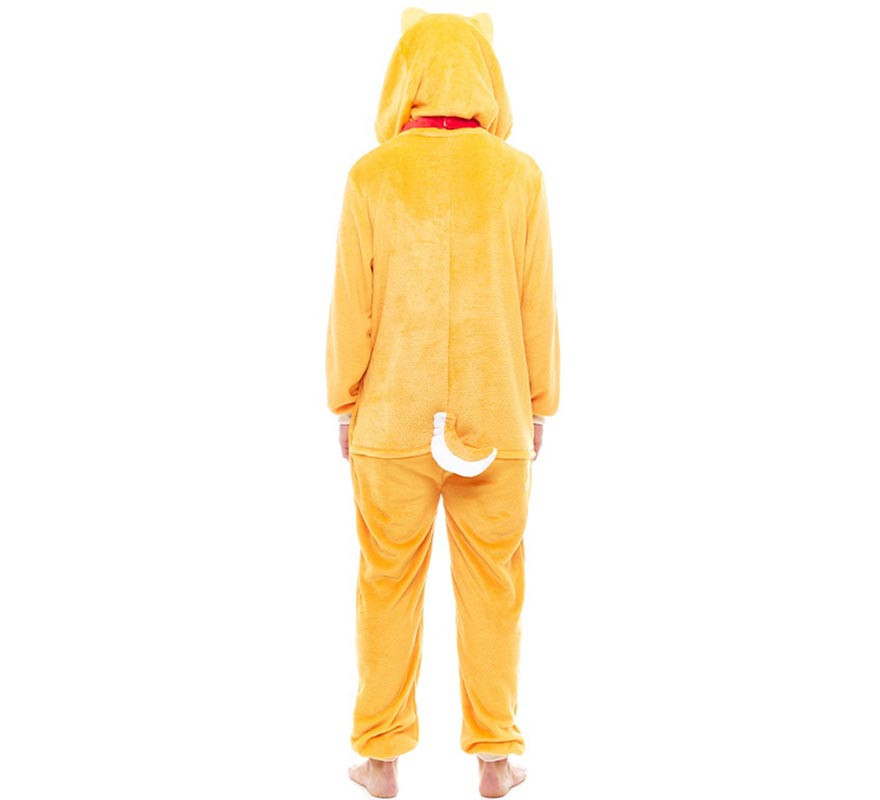Disfraz de Pijama Aitor Akita naranja para adultos-B