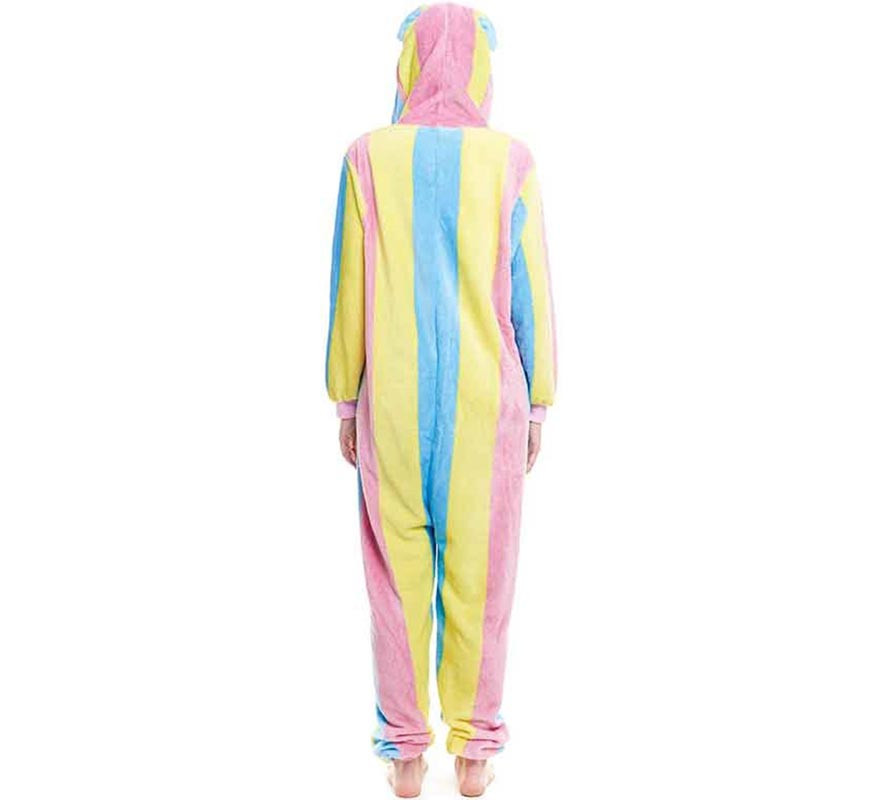 Fato de pijama de lhama multicolorido para mulher-B