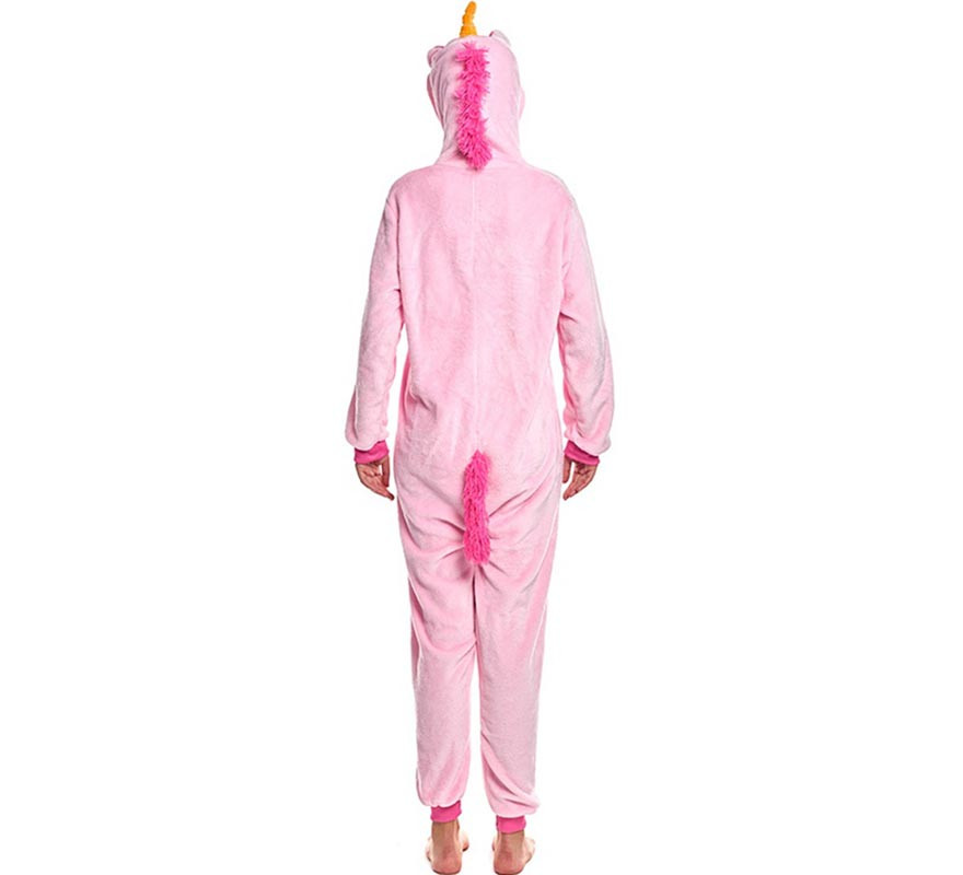 Rosafarbenes Einhorn-Pyjama-Kostüm für Damen-B