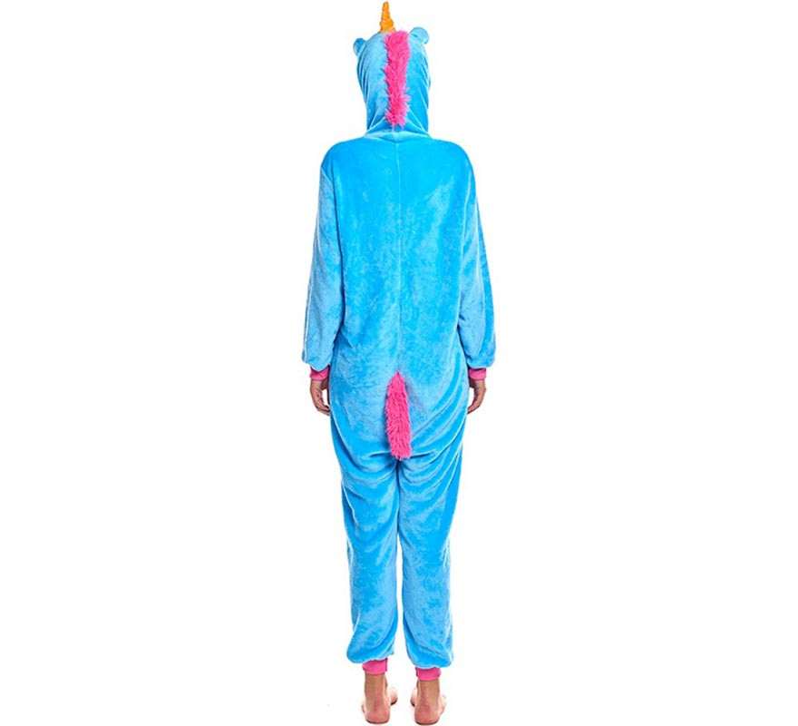 Türkisfarbenes Einhorn-Pyjama-Kostüm für Damen-B