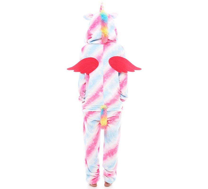 Uri Einhorn-Pyjama-Kostüm mit Flügeln für Damen-B