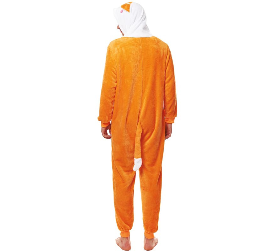 Orange-weißes Zorro-Pyjama-Kostüm für Herren-B