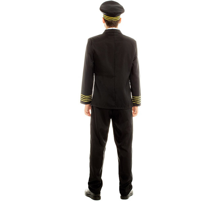 Disfraz de Piloto Capitán de Vuelo para hombre-B