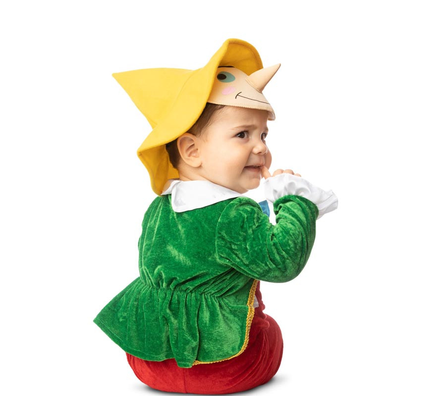 Déguisement Pinocchio avec chapeau et masque pour bébé et enfant-B