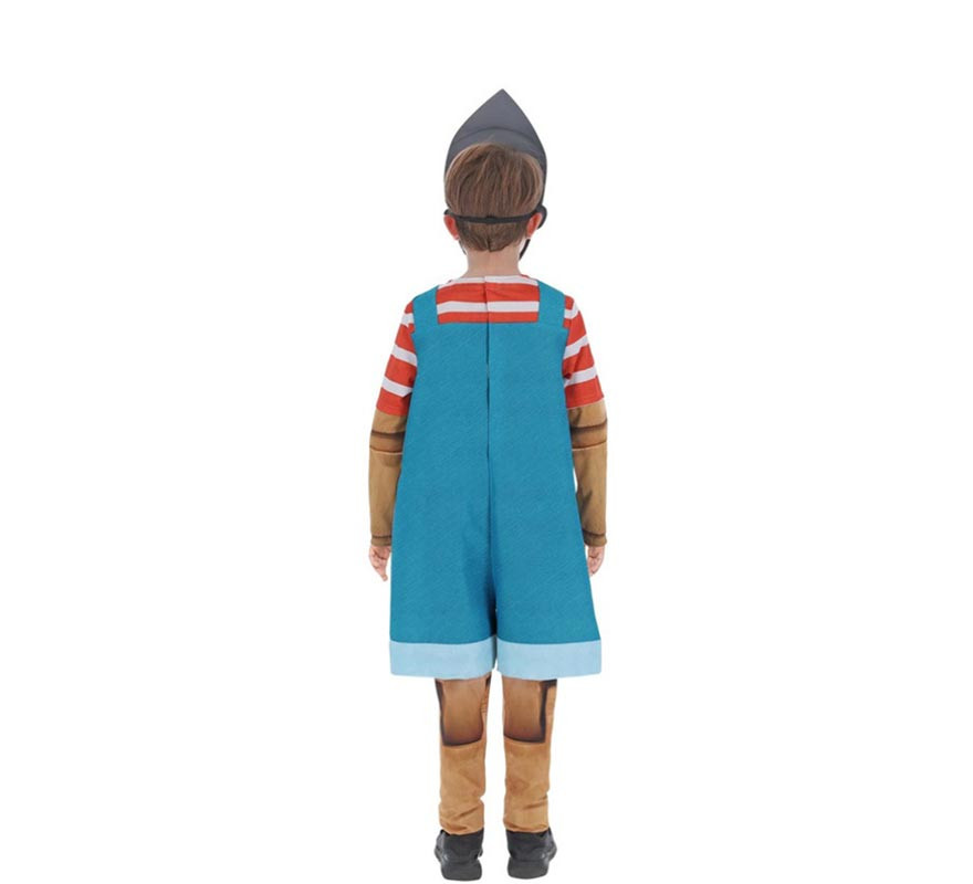 Disfraz de Pinocho de Pinocho y sus Amigos para niño-B
