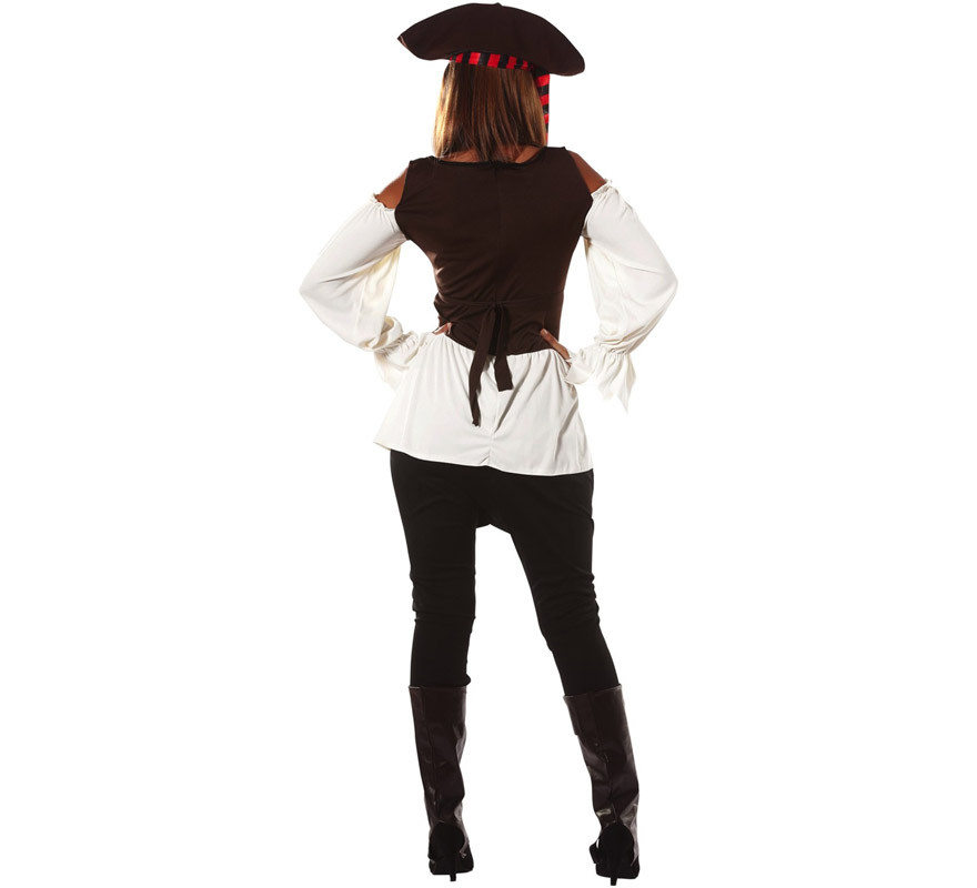 Disfraz de Pirata adulta para chicas-B
