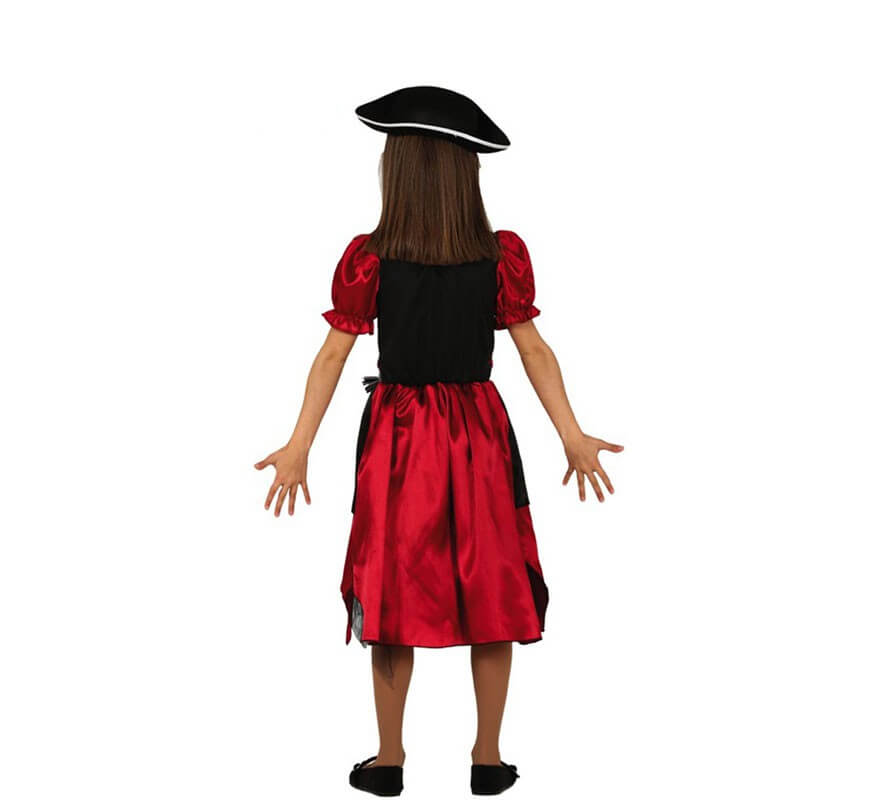 Granat Pirat Kostüm für Mädchen-B