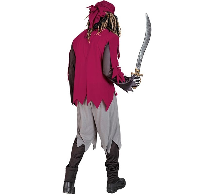 Men's Skeleton Cabin Boy Pirate Costume-B