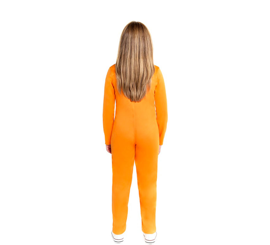 Orange prisoner costume for girls-B