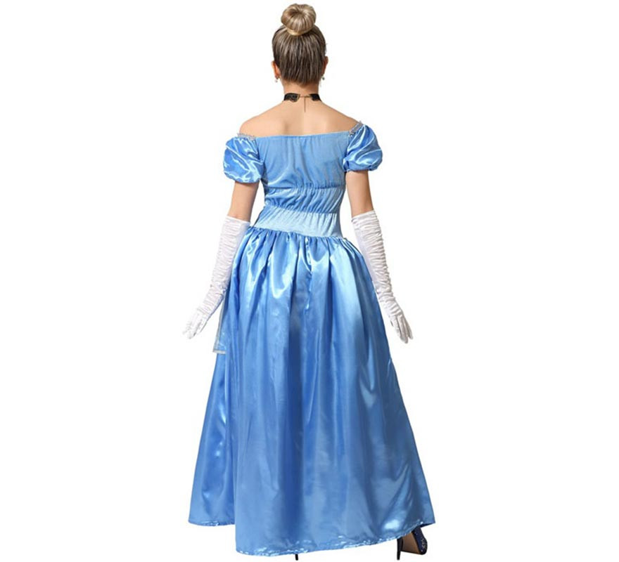 Costume da principessa blu per donna-B