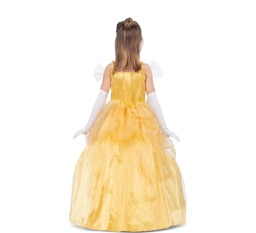 Costume giallo da principessa Belle per bambina-B