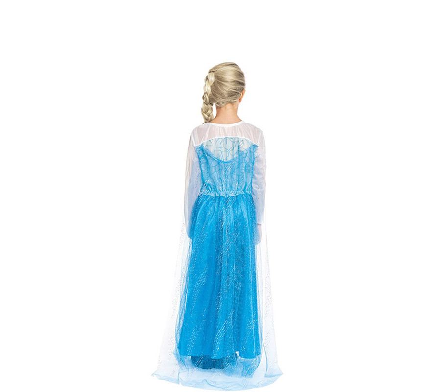 Disfraz de Princesa del Hielo Azul para niña-B