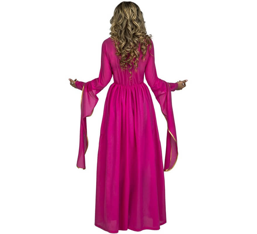 Costume principessa medievale rosa per una donna-B