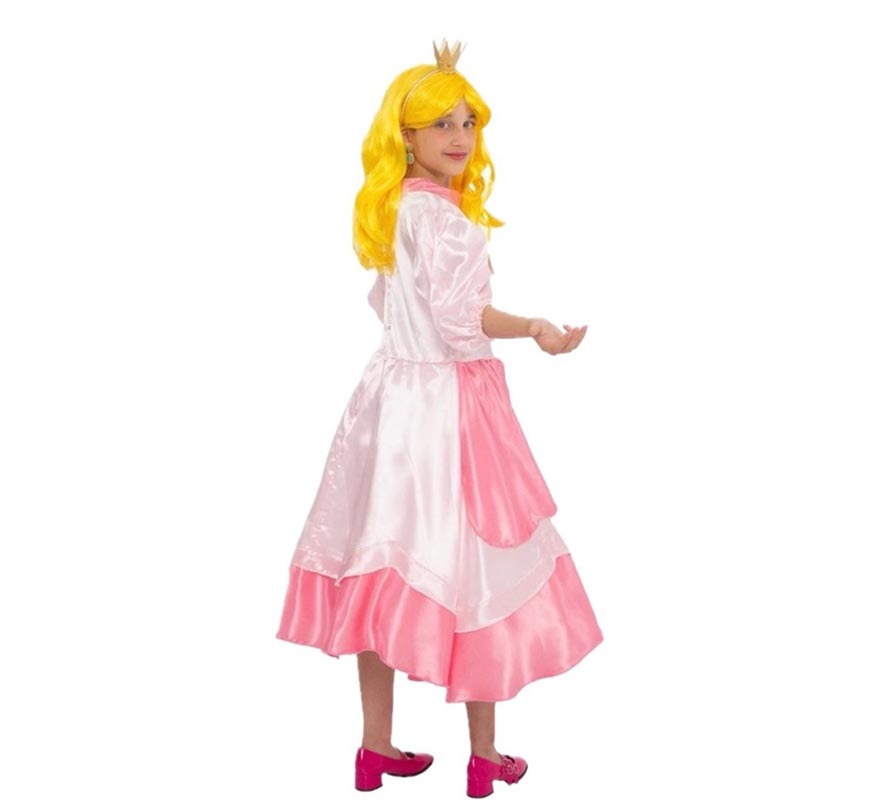 Disfraz de Princesa rosa con broche para niña-B