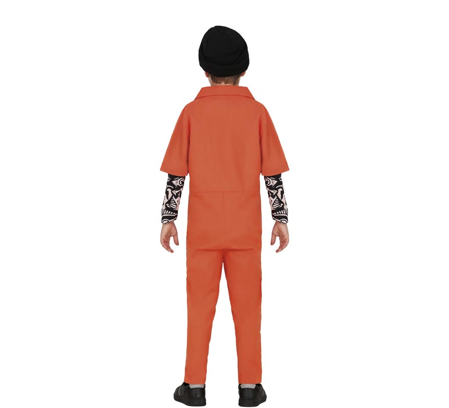 Tattooed Prisoner Costume for Kids-B