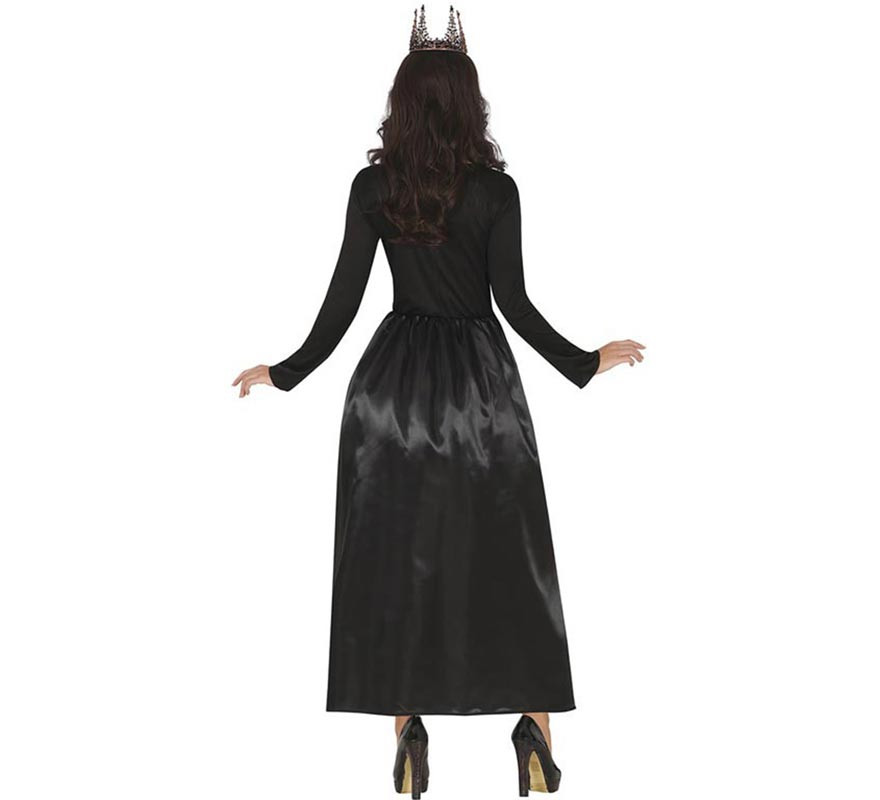 Schwarzes Calavera-Königin-Catrina-Kostüm für Damen-B