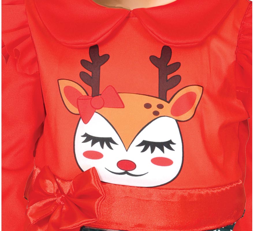 Fato de rena fofa para bebê-B