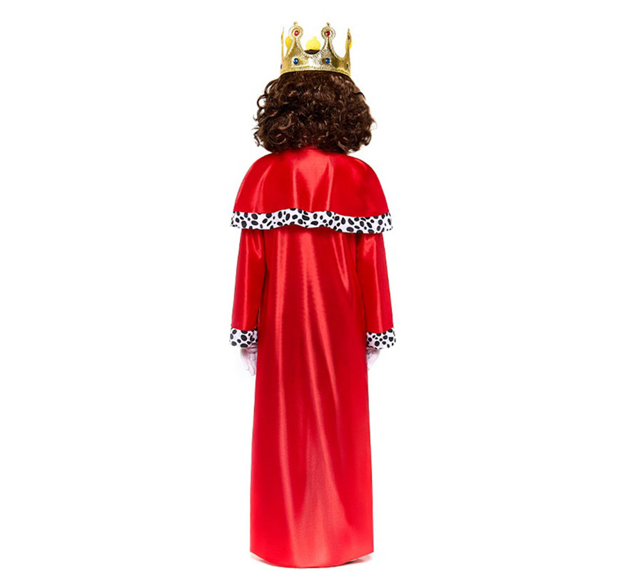 Disfraz de Rey Mago roja para niño-B