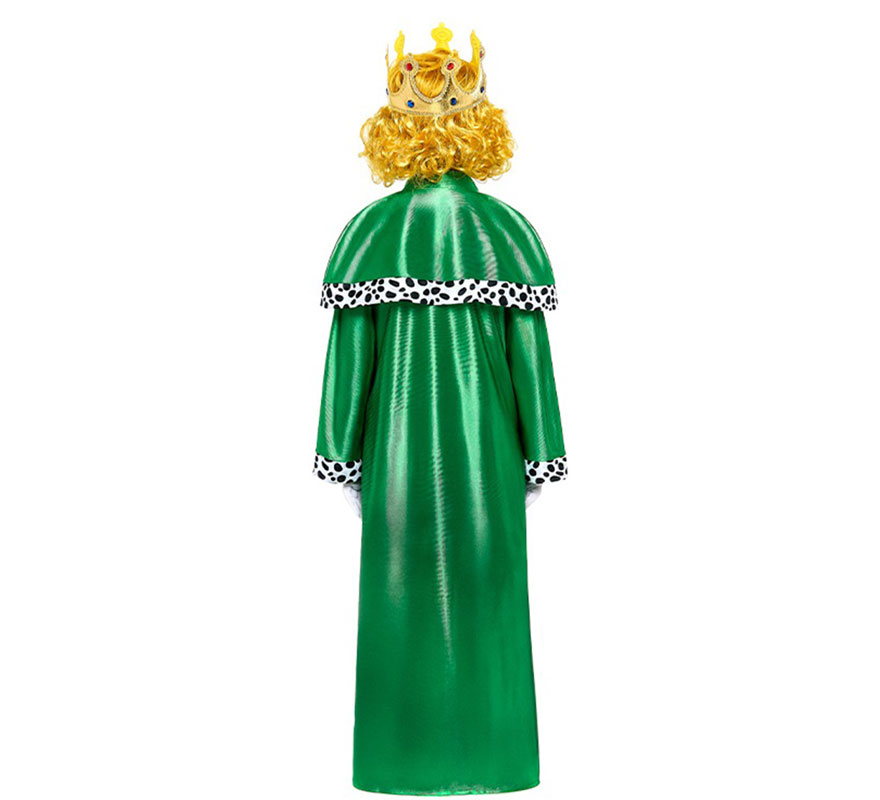 Disfraz de Rey Mago verde para niño-B