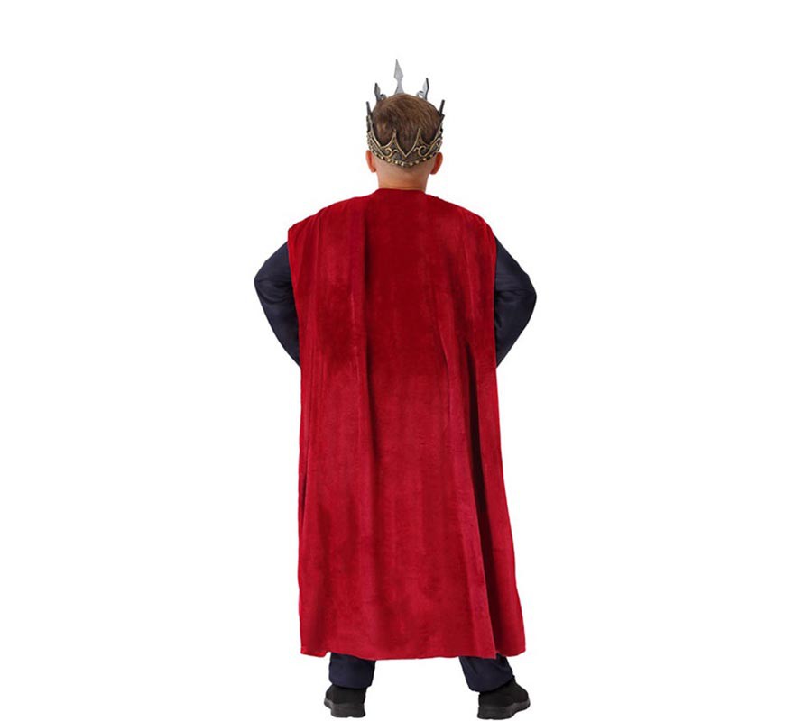 Disfraz de Rey Medieval Rojo para niño-B
