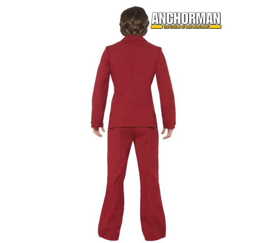Disfraz de Ron Burgundy de Anchorman para hombre-B