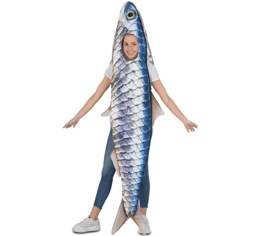 Sardine costume with fins for adults-B