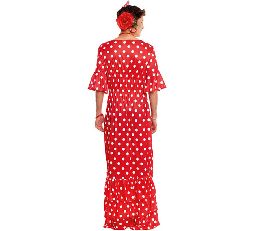 Sevillana- oder Flamenco-Kostüm mit Polka Dots für Herren-B