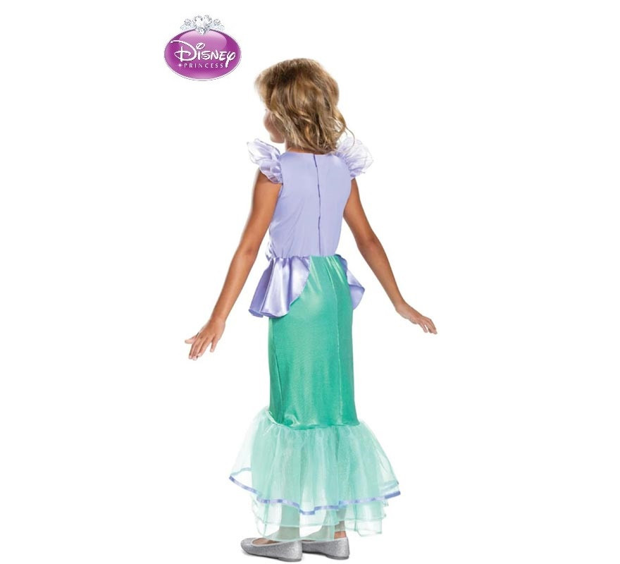 Disfraz de Sirenita Ariel Disney Deluxe para niña-B