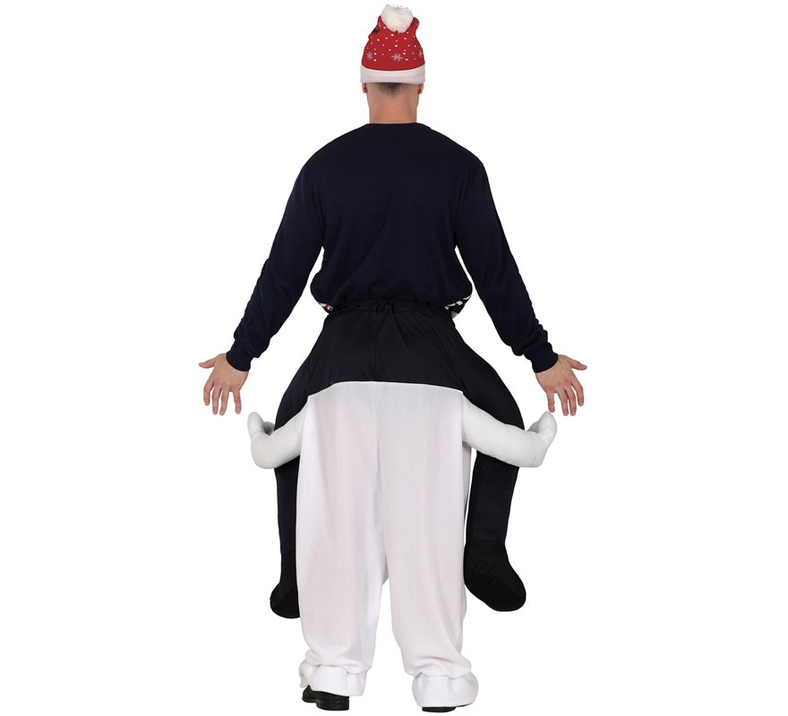 Fato de boneco de neve adulto montado em boneco de neve-B