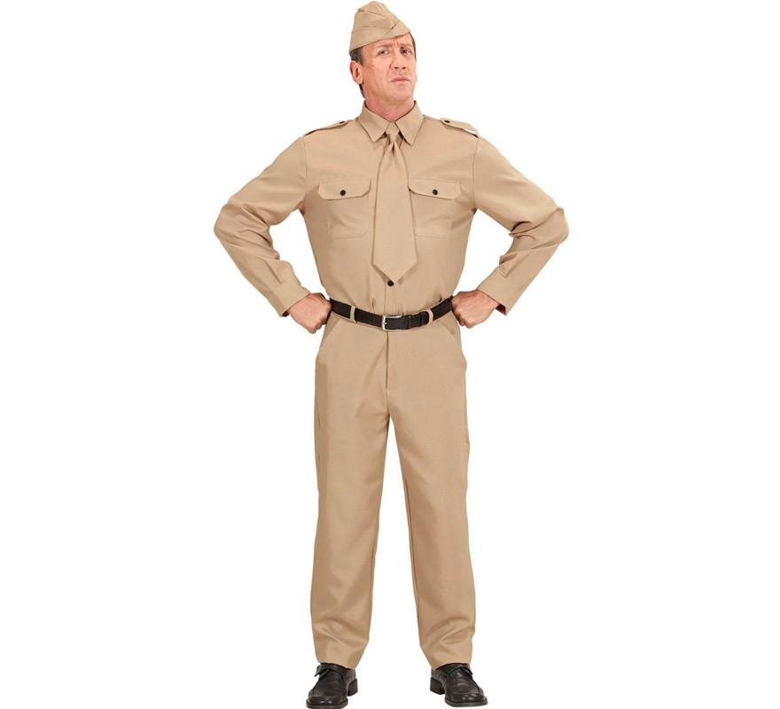 Disfraz de Soldado Americano de los Años 50 para hombre-B