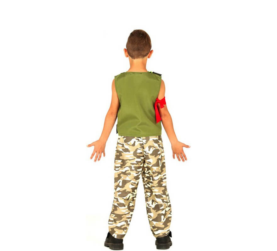Disfraz de Soldado de Combate para niño-B