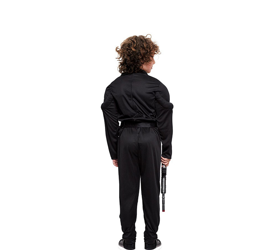 Disfraz de Soldado SWAT Musculoso negro para niño-B